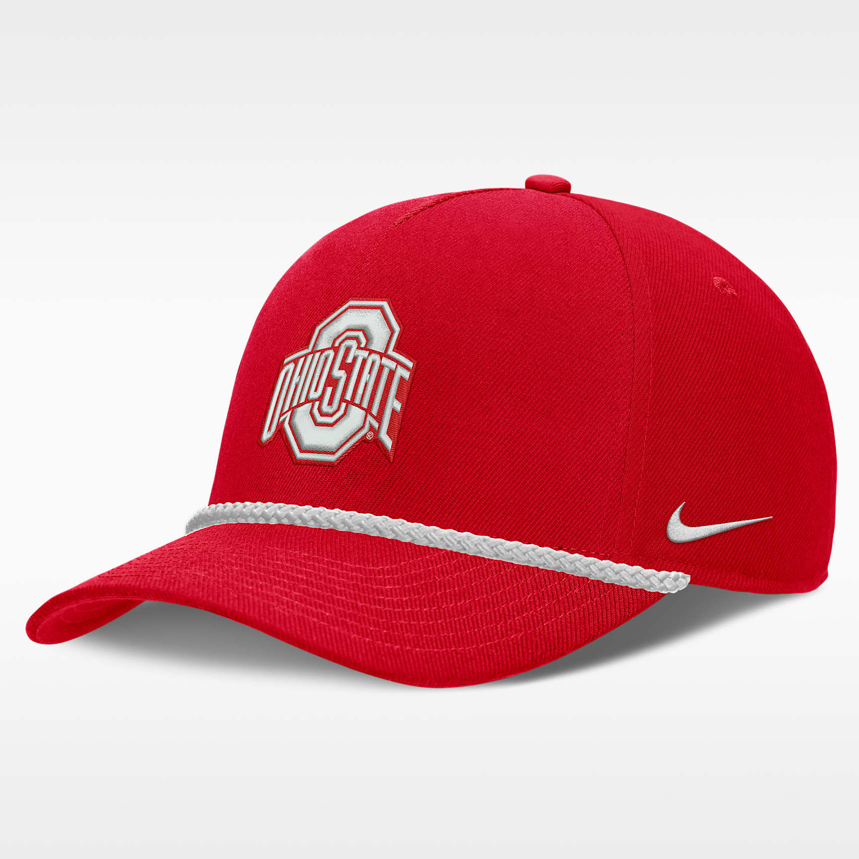 Ohio State Sideline Rope Rise Men's Nike College Adjustable Hat